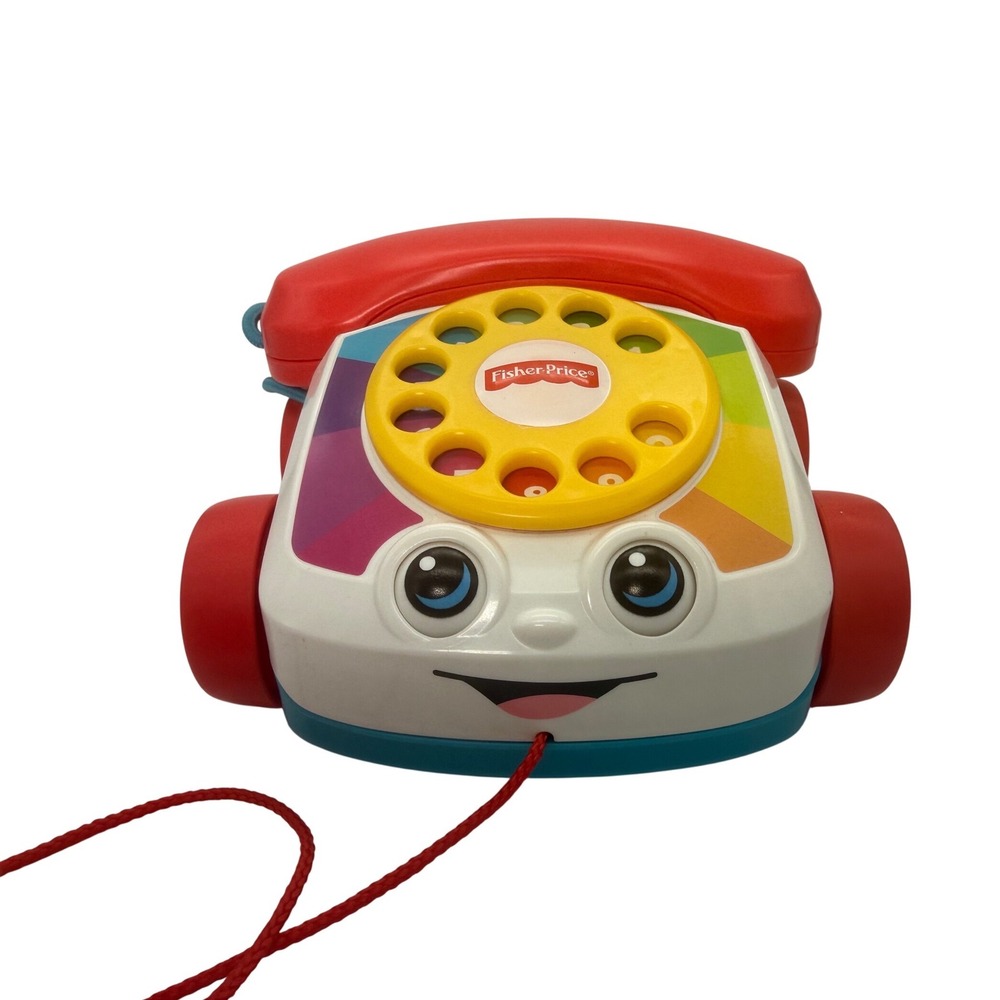 Fisher Price Chatter Telephone Pull Toy Rotary Dial 2015 Mattel Preschool